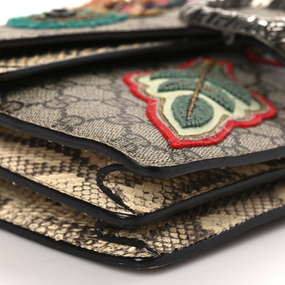 Gucci GG Supreme Monogram Python Embroidered Small Dionysus Shoulder Bag 8 of 9