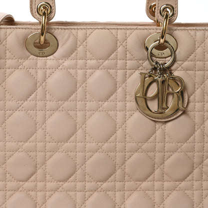 Christian Dior Lambskin Cannage Large Lady Dior Fard 8 of 10