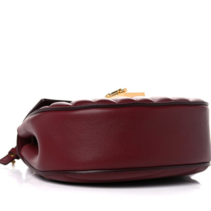 Chloe Calfskin Quilted Mini Drew Bijou Shoulder Bag Plum Purple 6 of 7