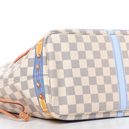 Louis Vuitton Damier Azur Summer Trunks Neo Neverfull MM 6 of 11