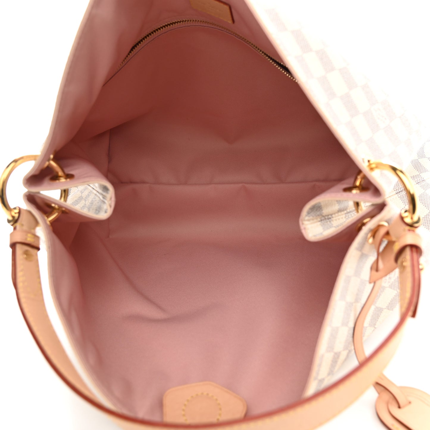 Damier Azur Graceful MM Rose Ballerine