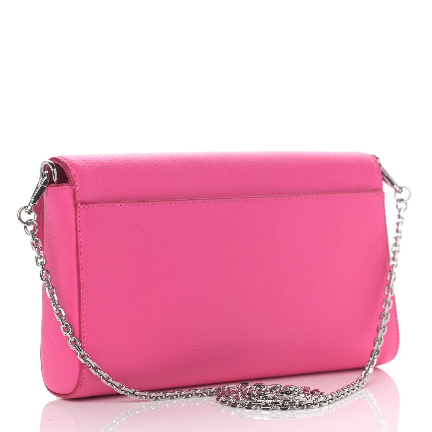 MCM Calfskin Large Patricia Wallet On Chain Pink 3 of 10