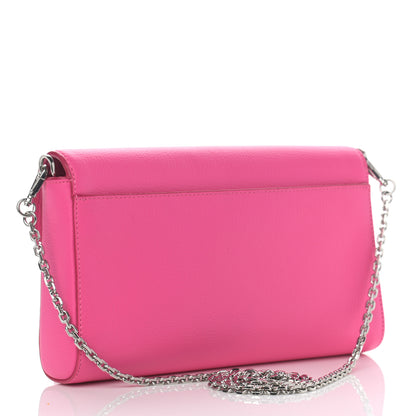 MCM Calfskin Large Patricia Wallet On Chain Pink 3 of 10