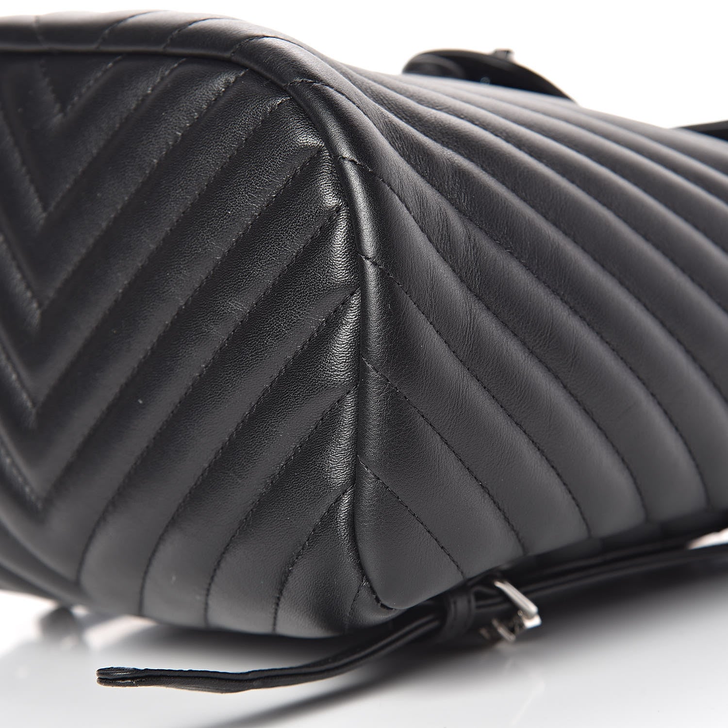 Chanel Calfskin Chevron Quilted Small Urban Spirit Backpack Black 12 of 13