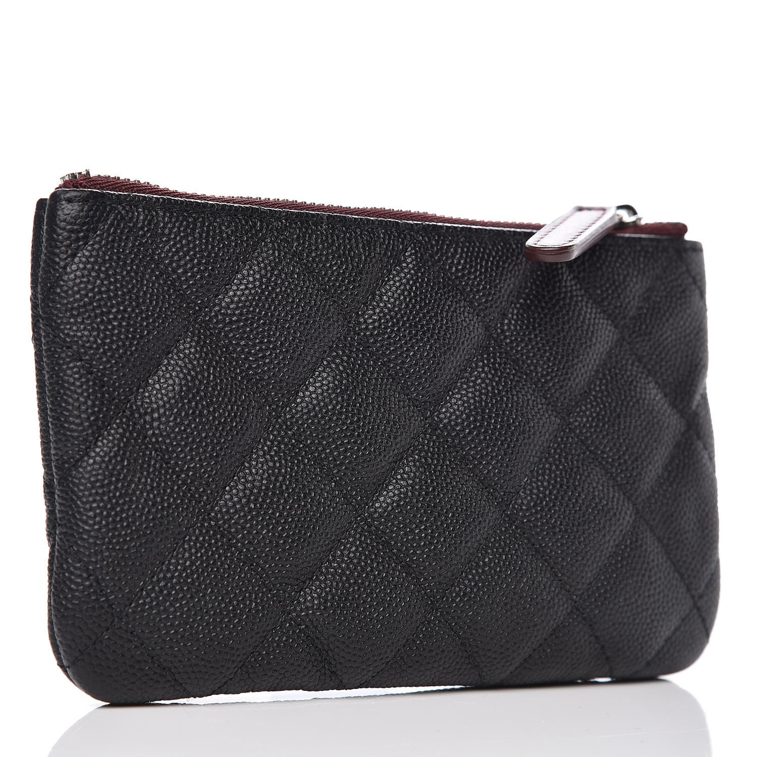 Chanel Caviar Quilted Small Cosmetic Case Black 3 of 7