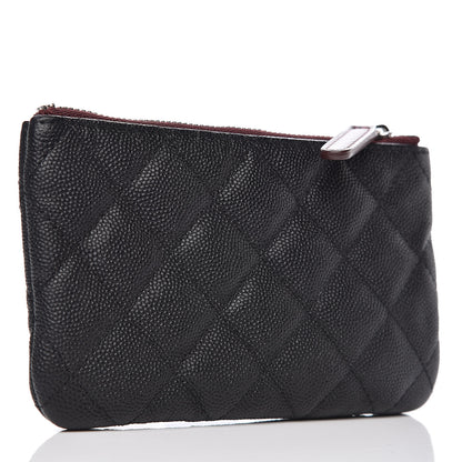 Chanel Caviar Quilted Small Cosmetic Case Black 3 of 7