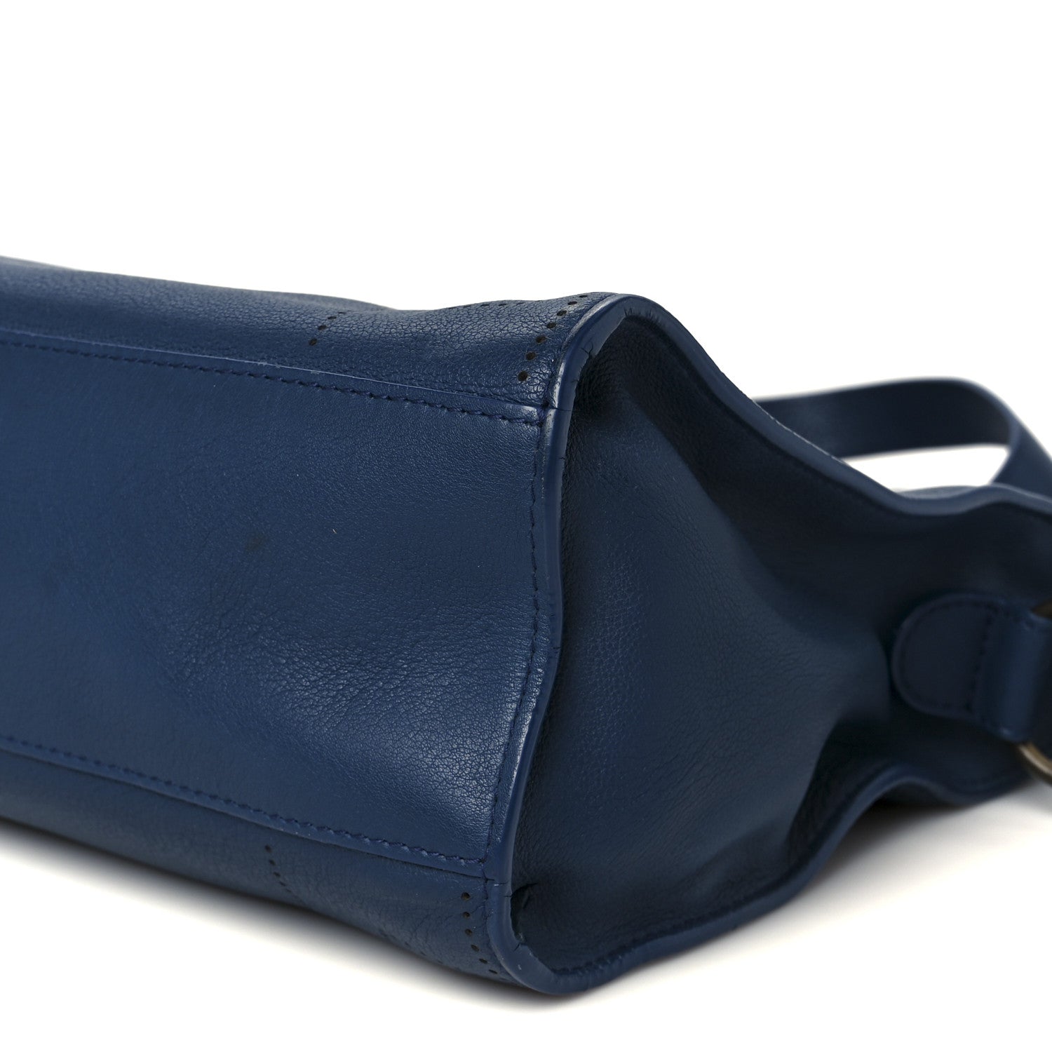Balenciaga Veau Soyeux Perforated Blackout Hardware S City Bleu Marine 11 of 11
