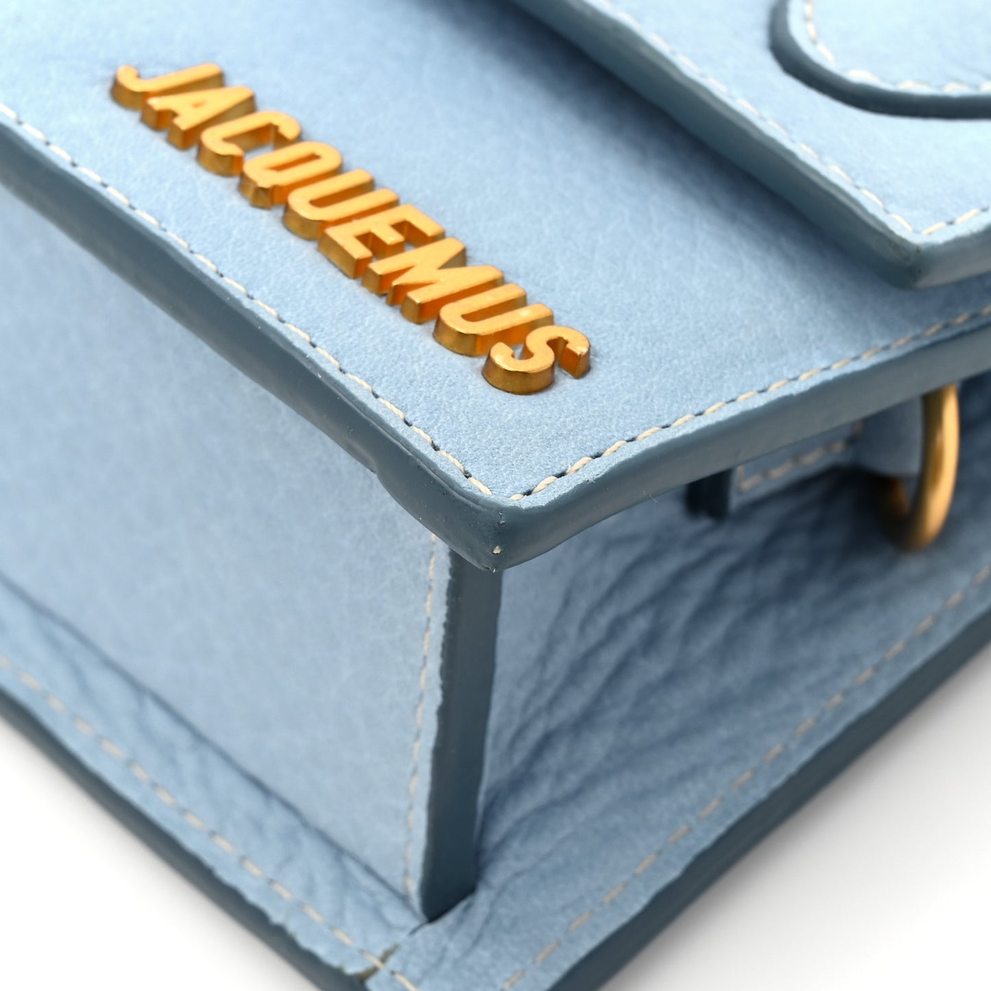 Calfskin Le Chiquito Long Light Blue