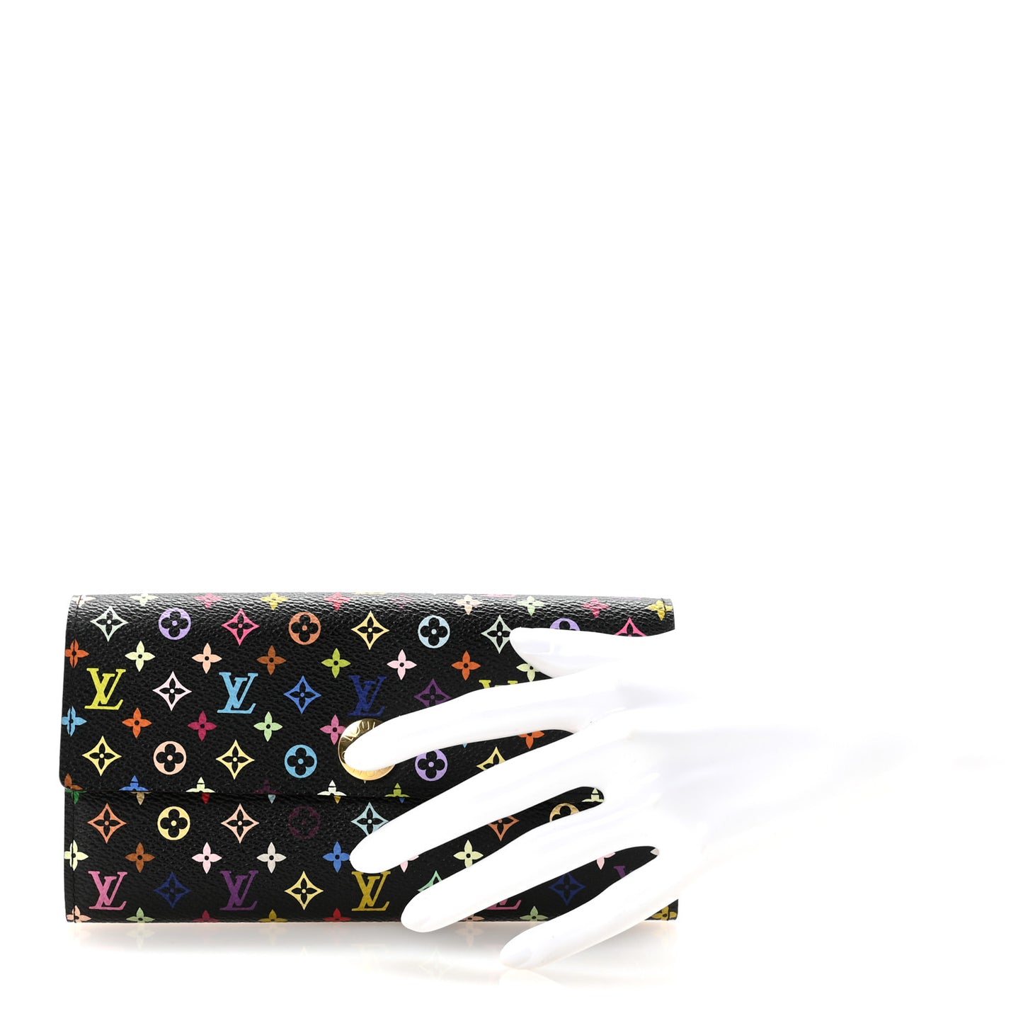 Monogram Multicolor Sarah Wallet Black