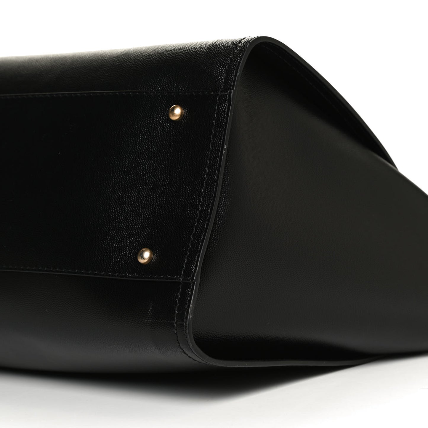 Caviar Medium Studded Deauville Tote Black