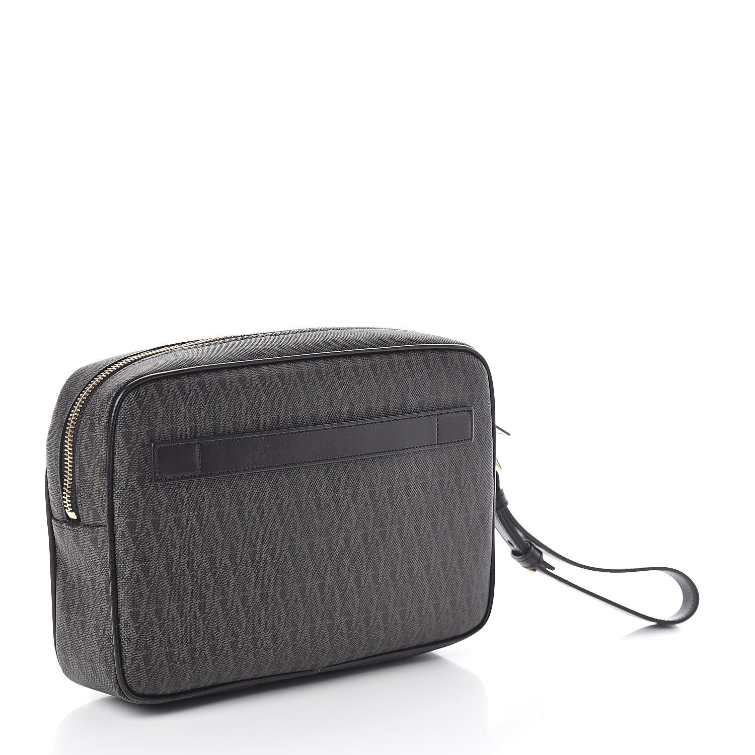Saint Laurent Toile Classic Monogram Wash Bag Black Lino 3 of 10