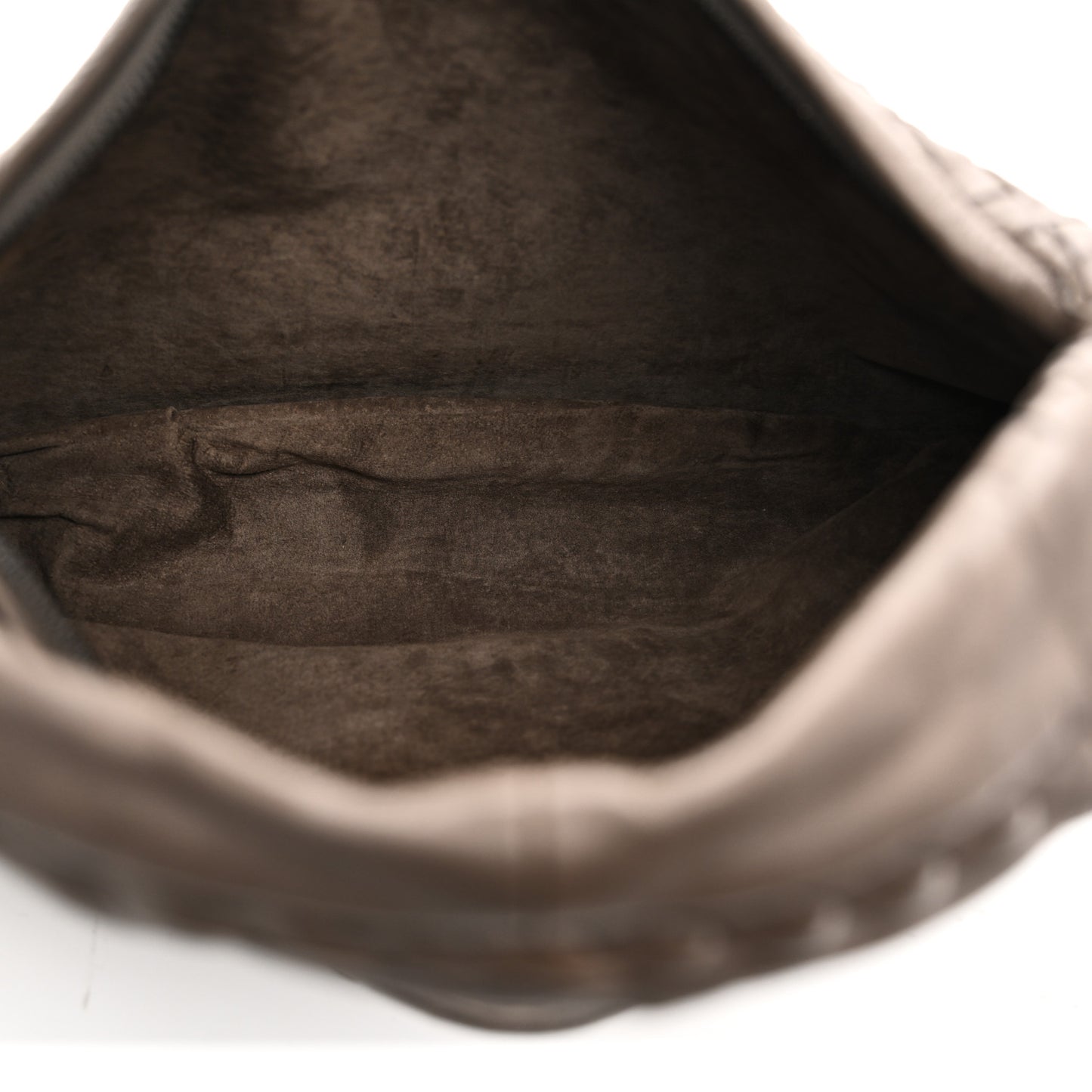 Nappa Intrecciato Medium Veneta Hobo Fume