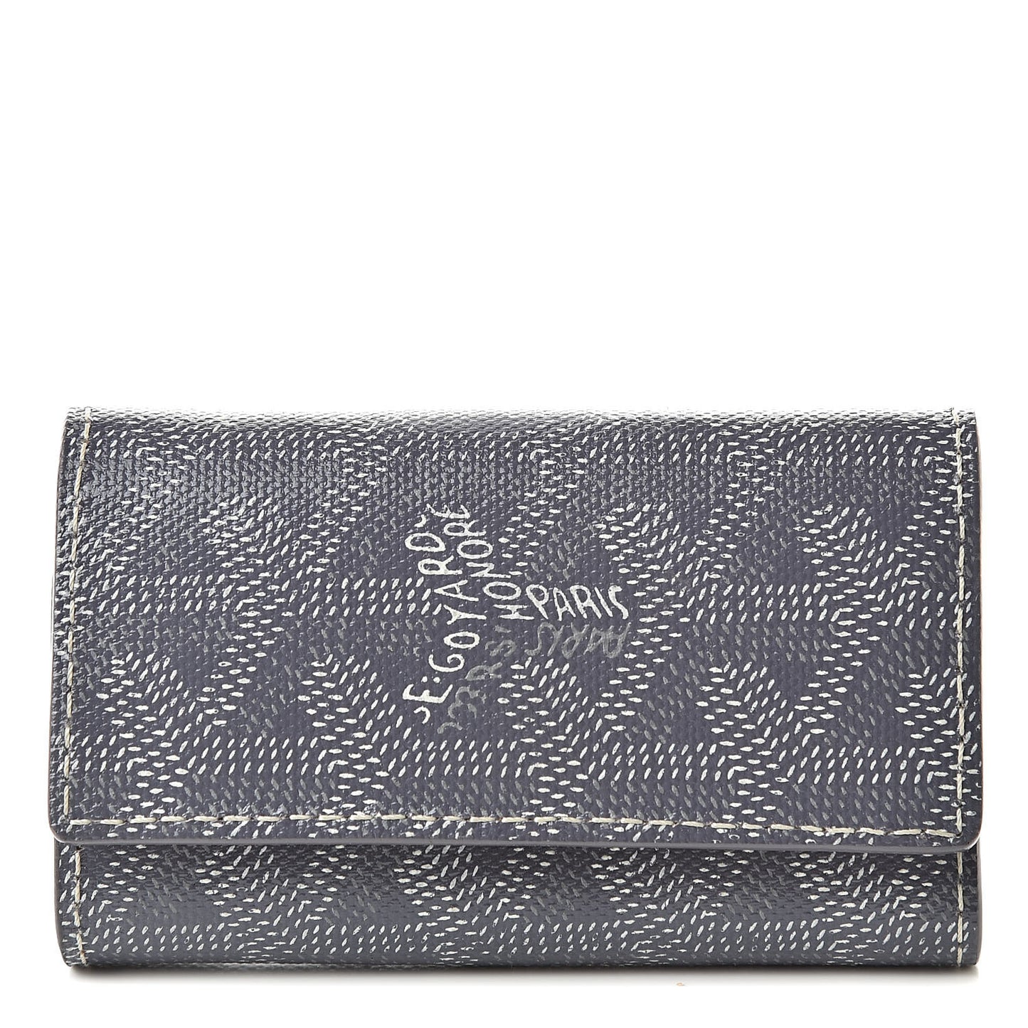 Goyardine Saint Michel 6 Key Holder Grey