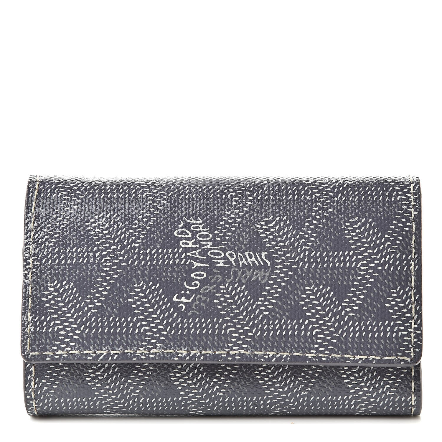 Goyard Goyardine Saint Michel 6 Key Holder Grey 1 of 10