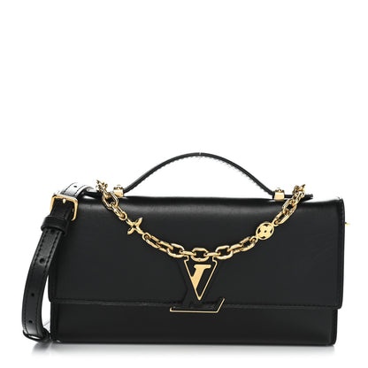 Louis Vuitton Calfskin LV Wallet On Chain Capucines Black 1 of 9