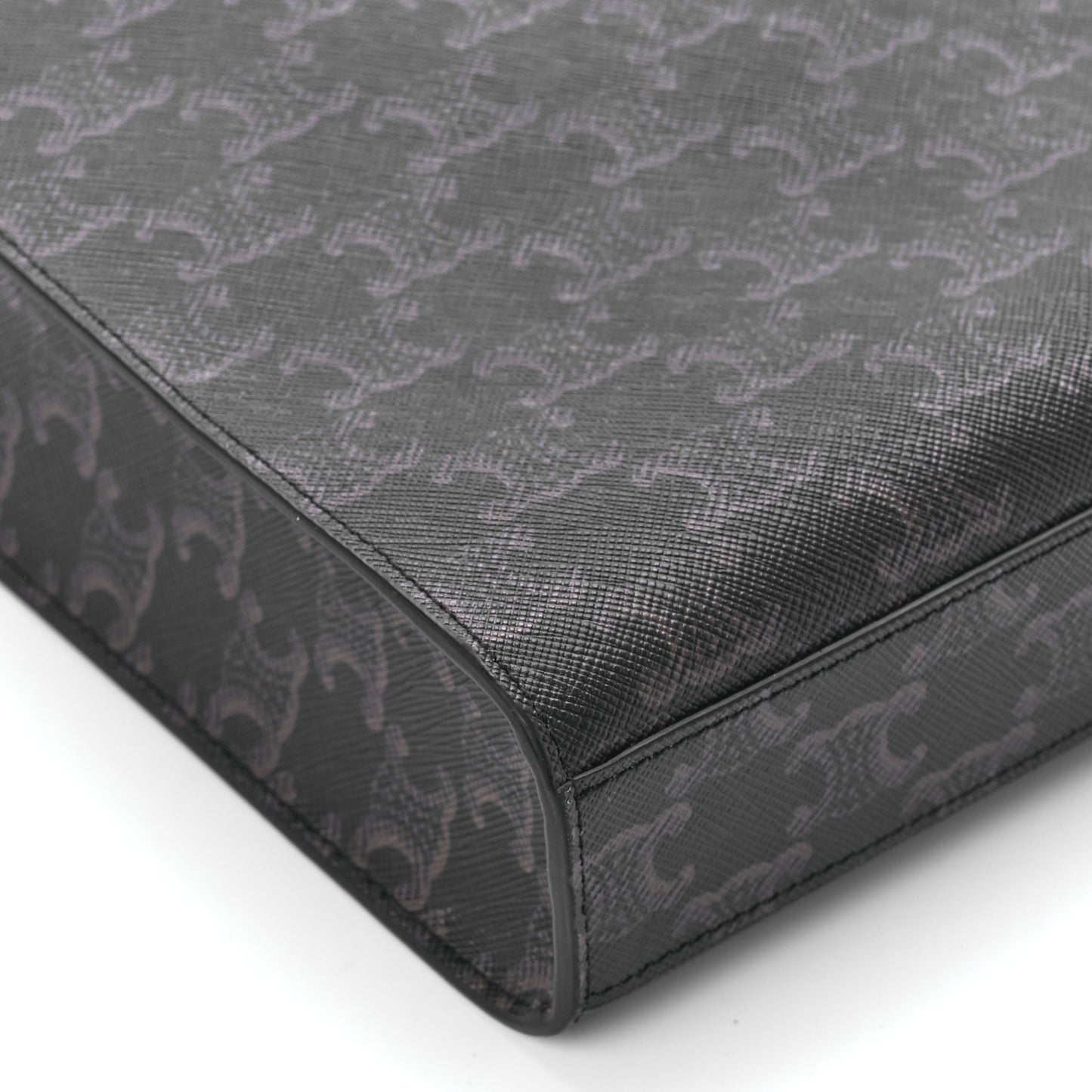 Triomphe Canvas Calfskin Mini Vertical Cabas Tan