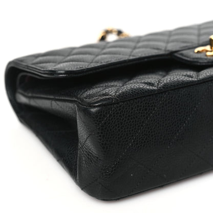 Chanel Caviar Quilted Medium Double Flap Black 9 of 10