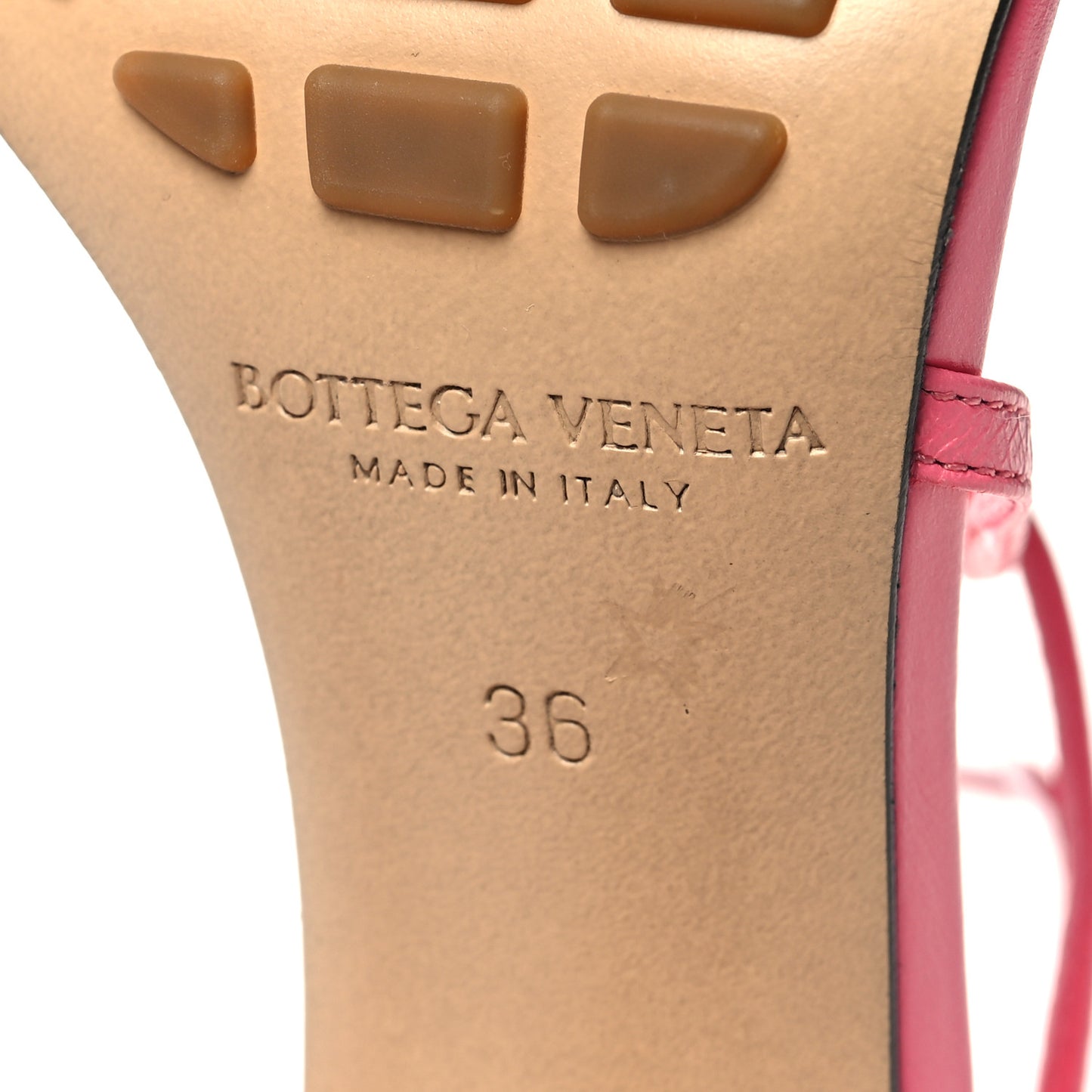 Crush Lambskin The Line 90mm Sandals 36 Acid