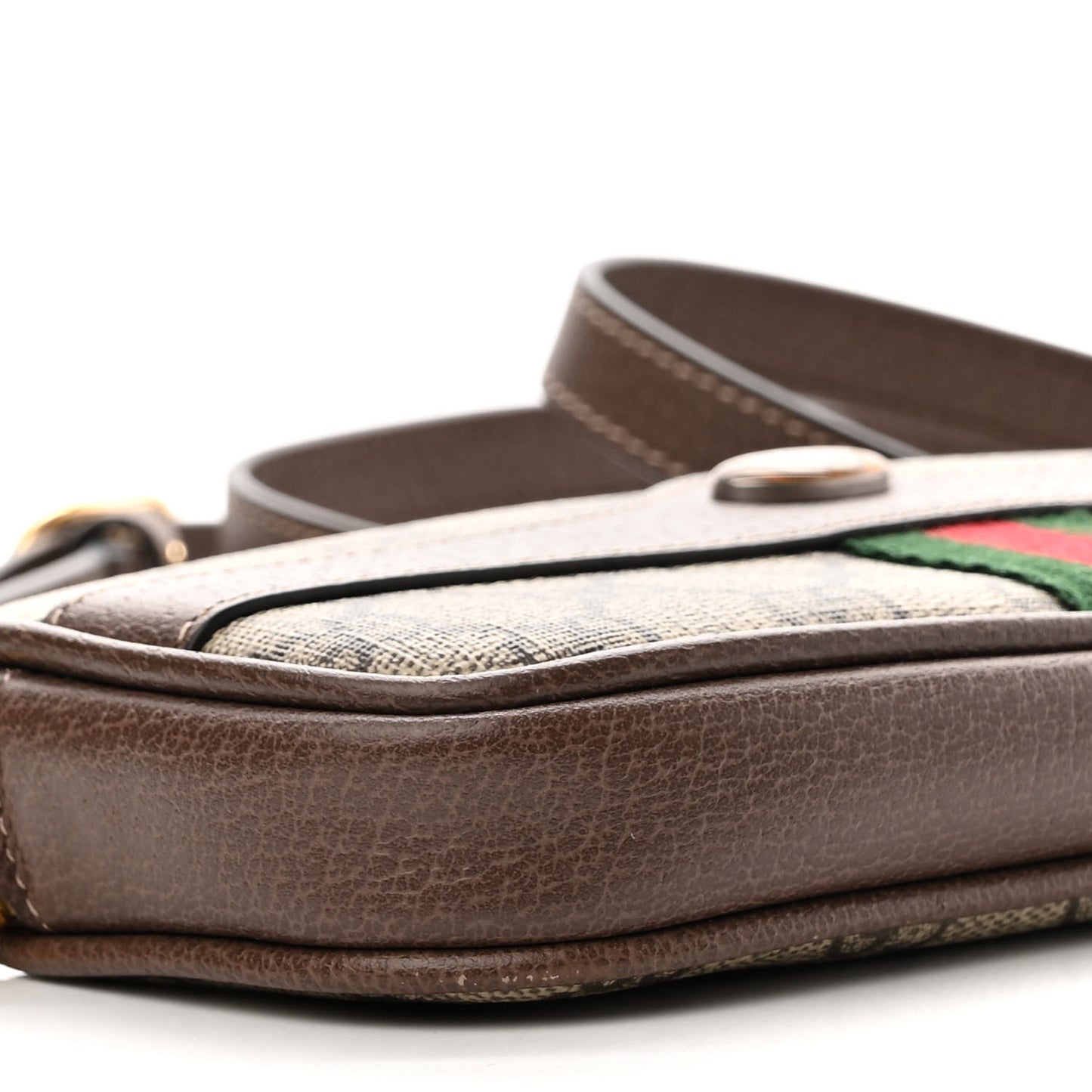 GG Supreme Monogram Web Mini Ophidia GG Bag Brown