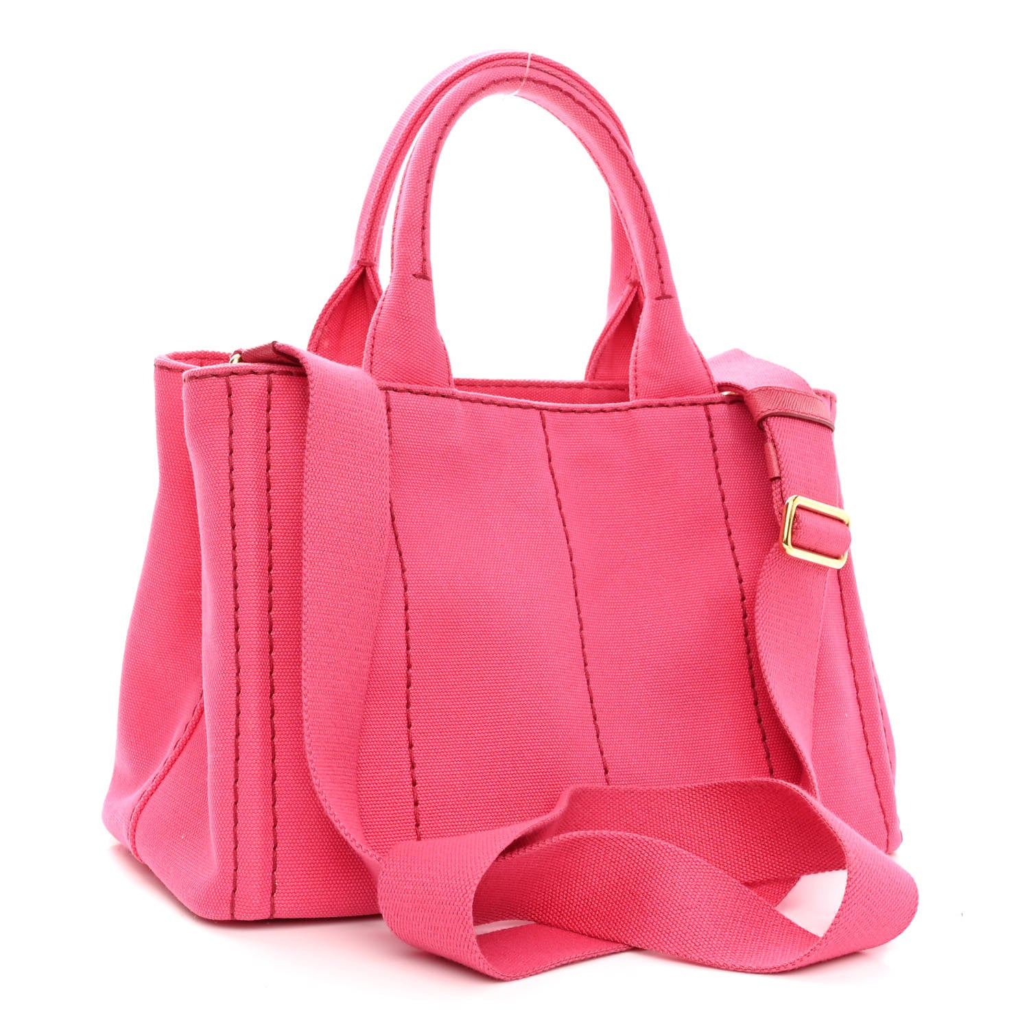 Prada Canapa Small Logo Tote Peonia 3 of 11