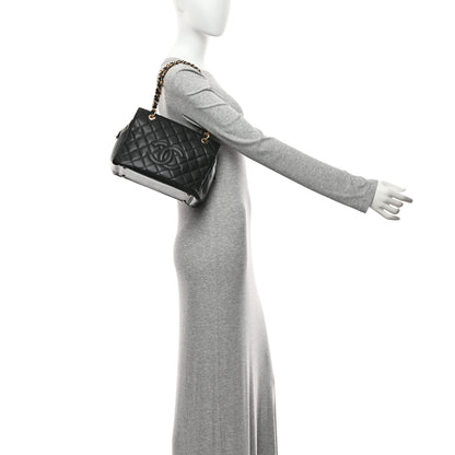Chanel Caviar Quilted Petit Timeless Tote PTT Black 2 of 10