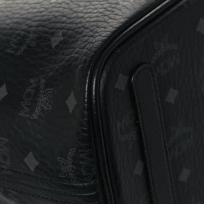 MCM Visetos Medium Liz Reversible Shopper Tote Black 8 of 19