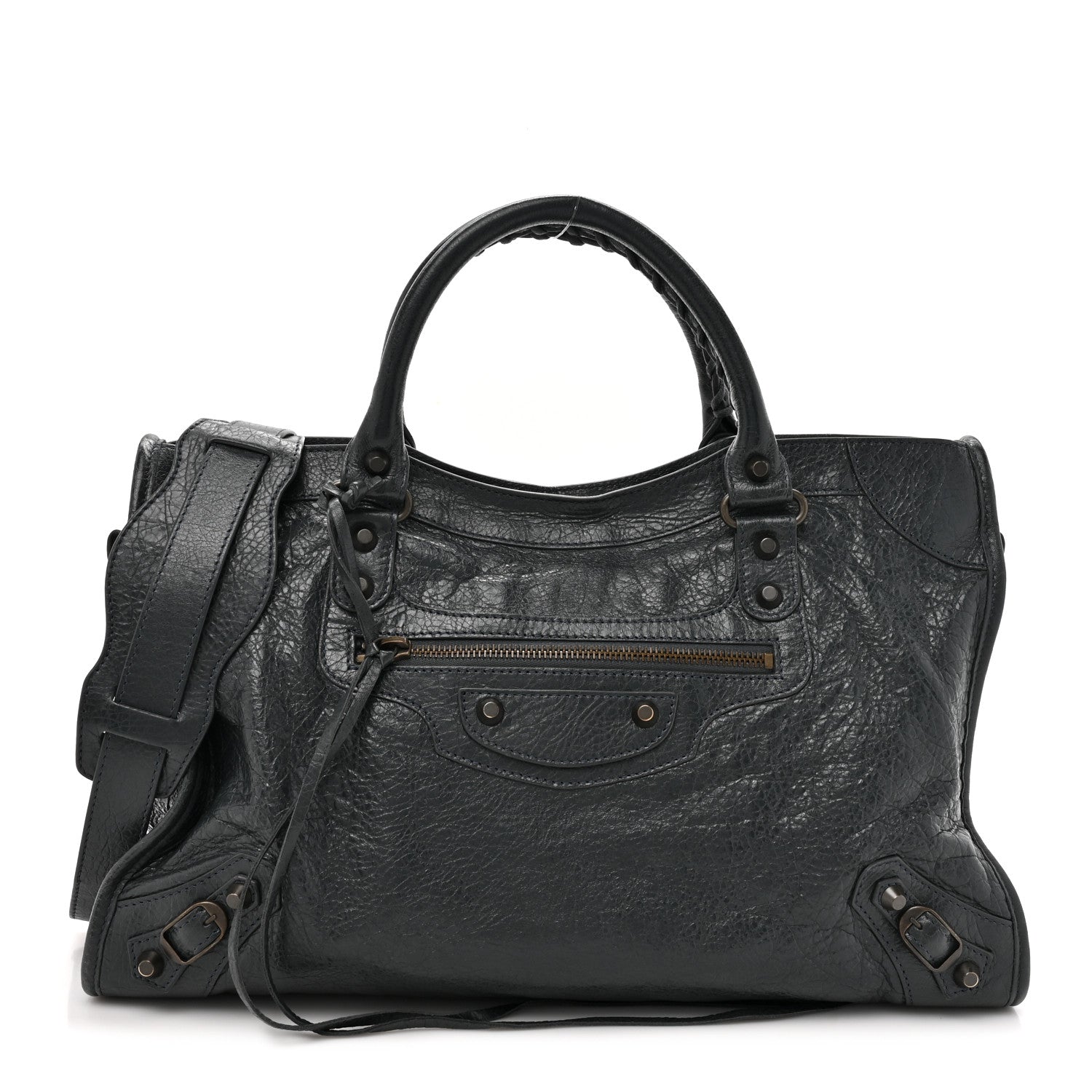 Balenciaga Agneau Classic Hardware City Anthracite 1 of 15