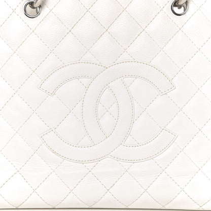 Chanel Caviar Quilted Grand Shopping Tote GST White 18 of 18