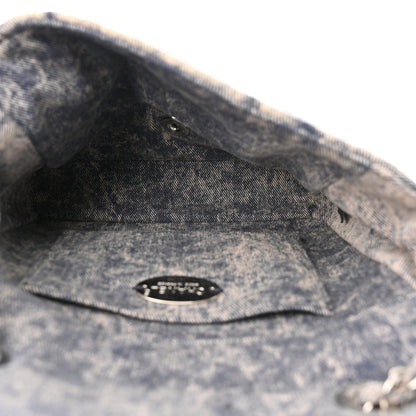 Chanel Denim Stitched Mini Square Flap Blue 5 of 11