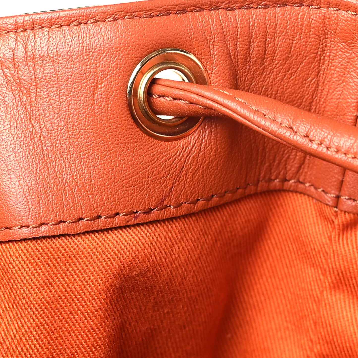 Visetos Drawstring Bucket Bag Brown