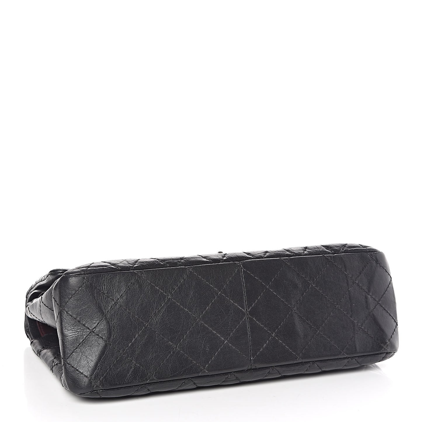 Aged Calfskin Quilted 2.55 Reissue 226 Flap Black