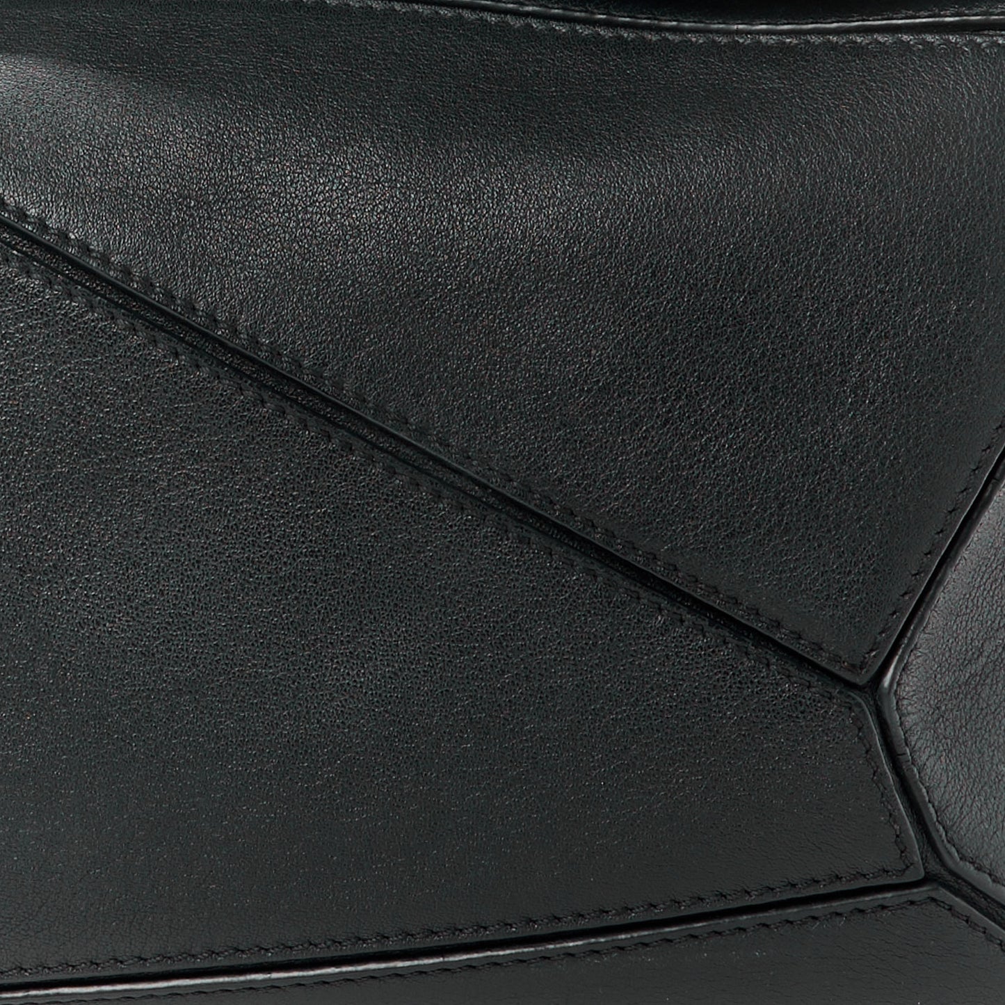 Calfskin Small Puzzle Bag Black