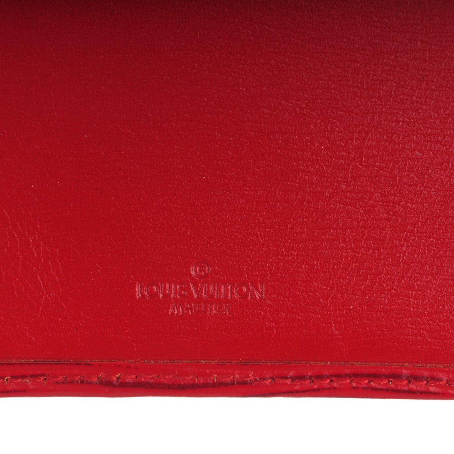 Card Holder Castillan Red