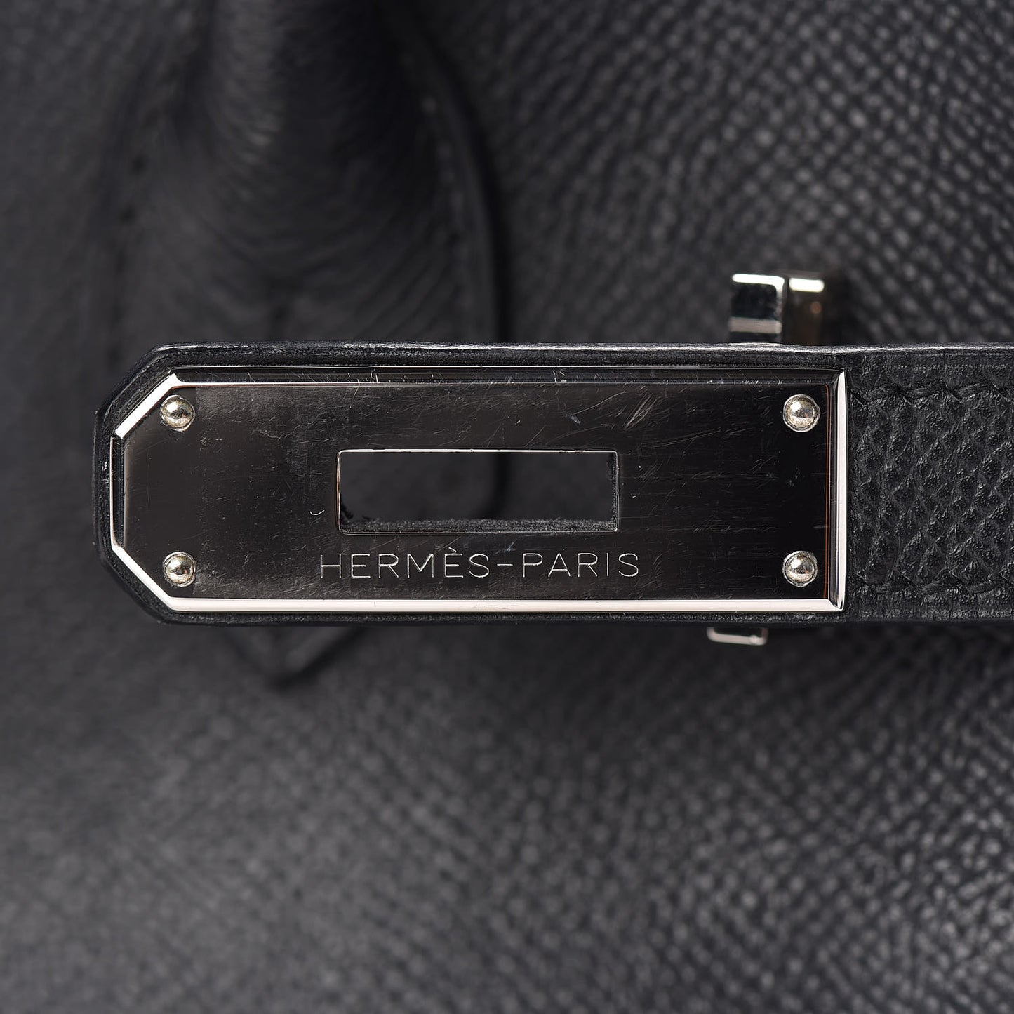 Epsom Birkin 30 Black
