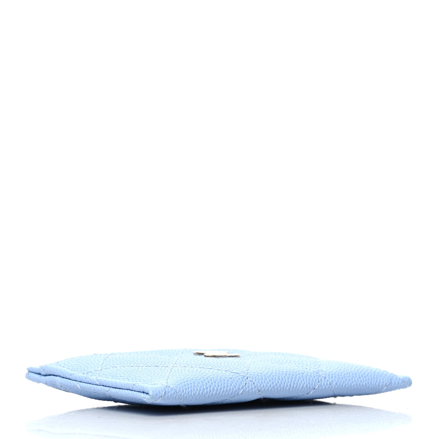 Chanel Caviar Quilted Card Holder Light Blue 4 of 9