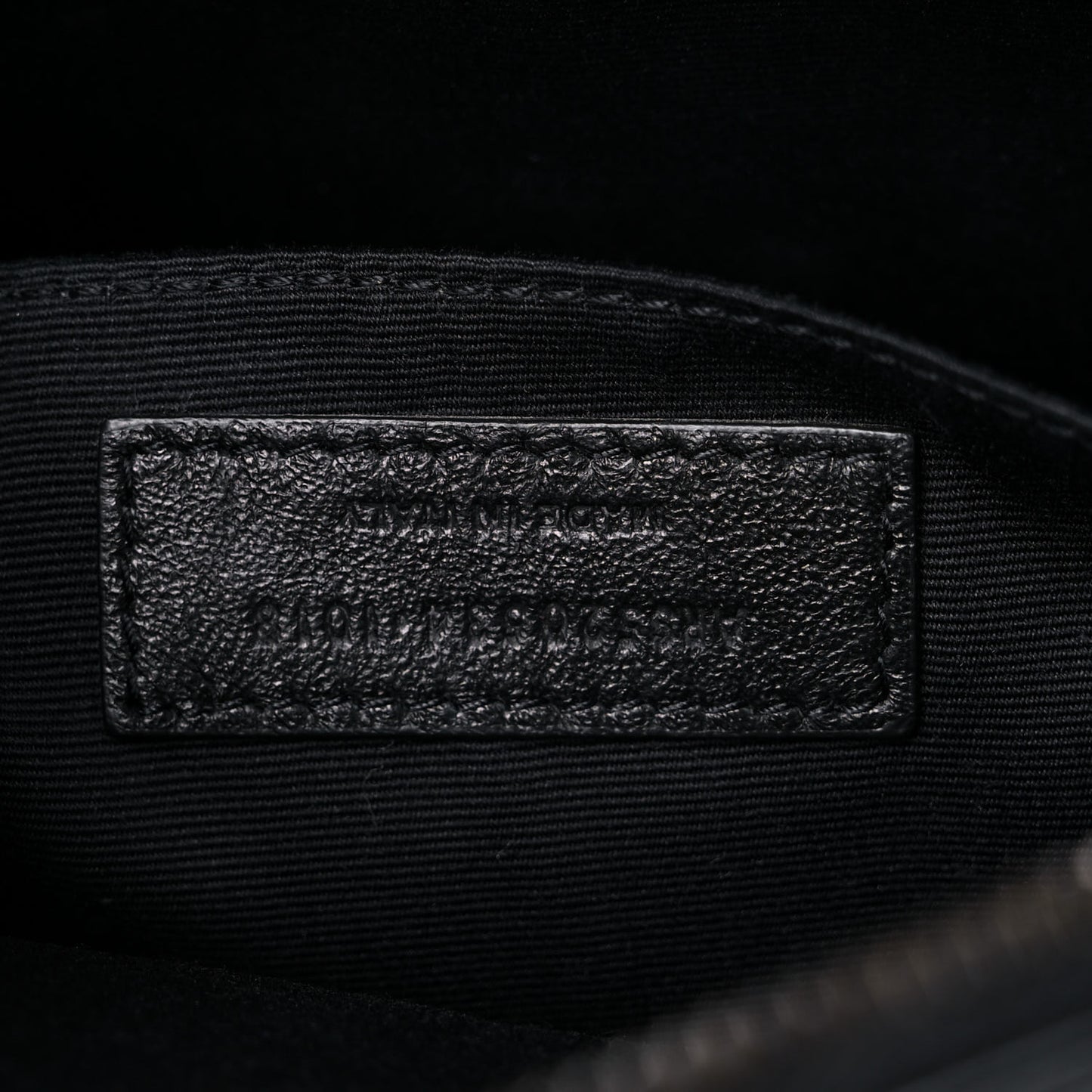 Calfskin Matelasse Monogram Lou Camera Bag Black