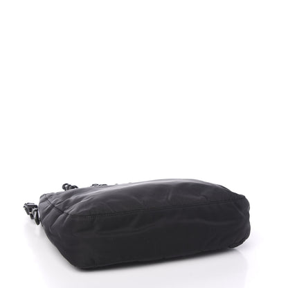 Prada Tessuto Nylon Chain Shoulder Bag Black 3 of 8