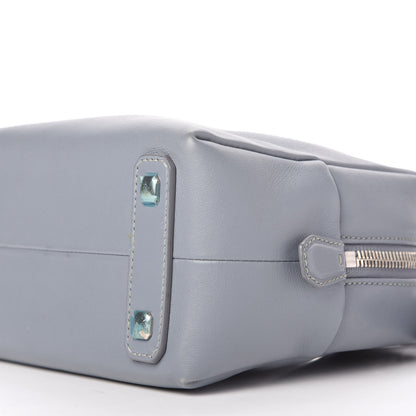 MCM Calfskin Boston Bag Sky Blue 7 of 9