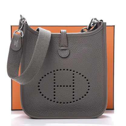 Hermes Taurillon Clemence Evelyne TPM Etain 12 of 12
