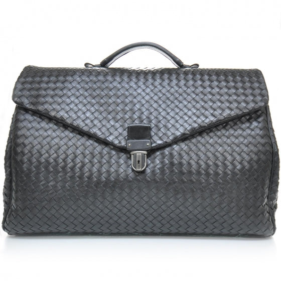Bottega Veneta Nappa Intrecciato Briefcase Nero 1 of 8