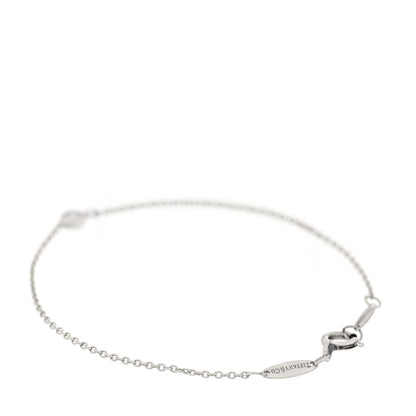 Tiffany Sterling Silver Diamond .05ct Elsa Peretti Diamonds by the Yard Bracelet 2 of 3