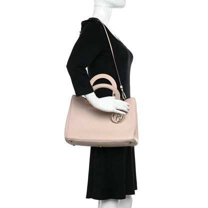 Christian Dior Bullcalf Medium Diorissimo Tote Rose Poudre 2 of 13