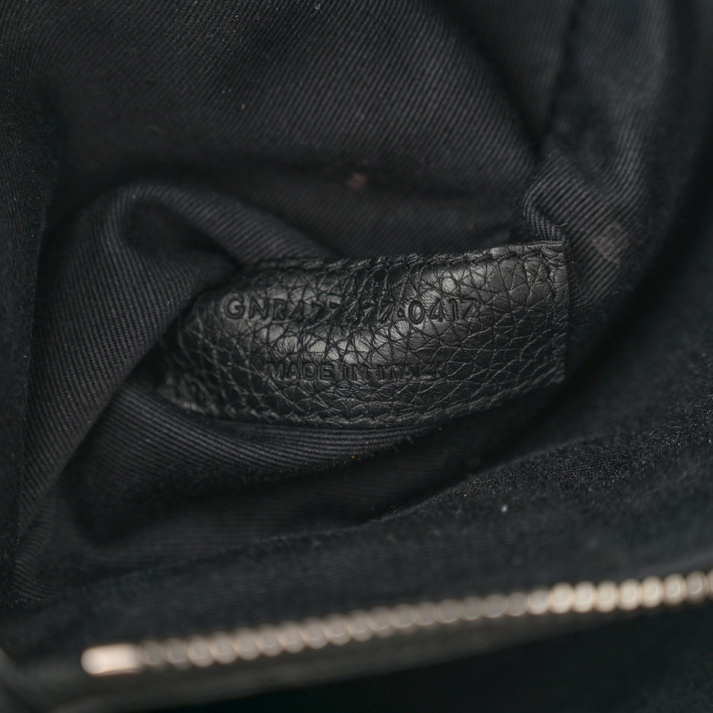 Grained Calfskin Baby Sac De Jour Souple Black