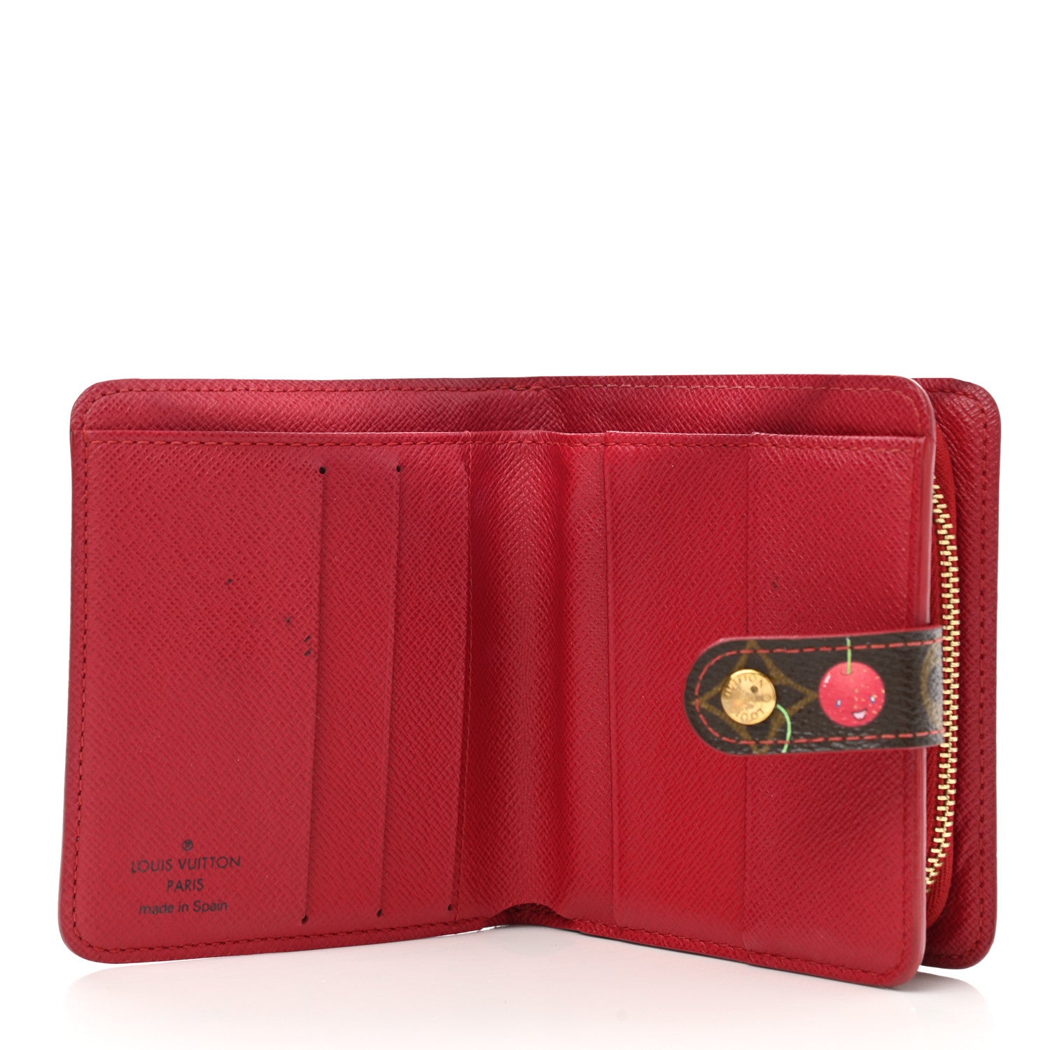 Louis Vuitton Monogram Cerises Compact Zippe Wallet 6 of 10