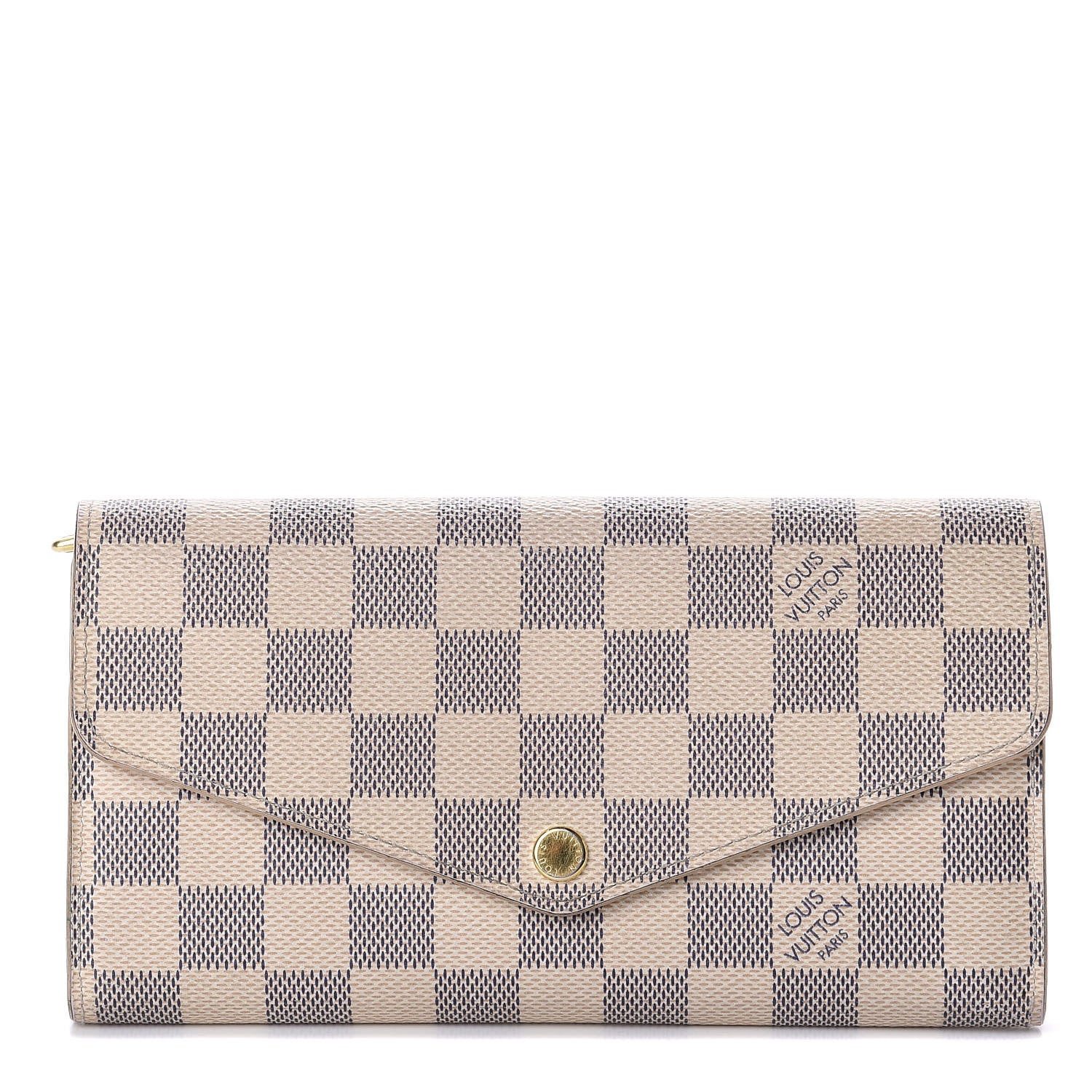 Louis Vuitton Damier Azur Sarah Wallet NM 1 of 8