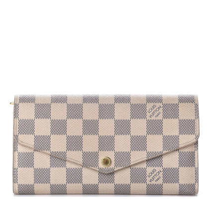Louis Vuitton Damier Azur Sarah Wallet NM 1 of 8
