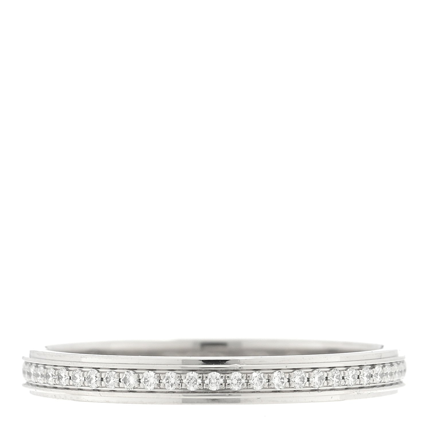 Cartier Platinum Diamond 2.3mm D'Amour Wedding Band Ring 53 6.5 1 of 4