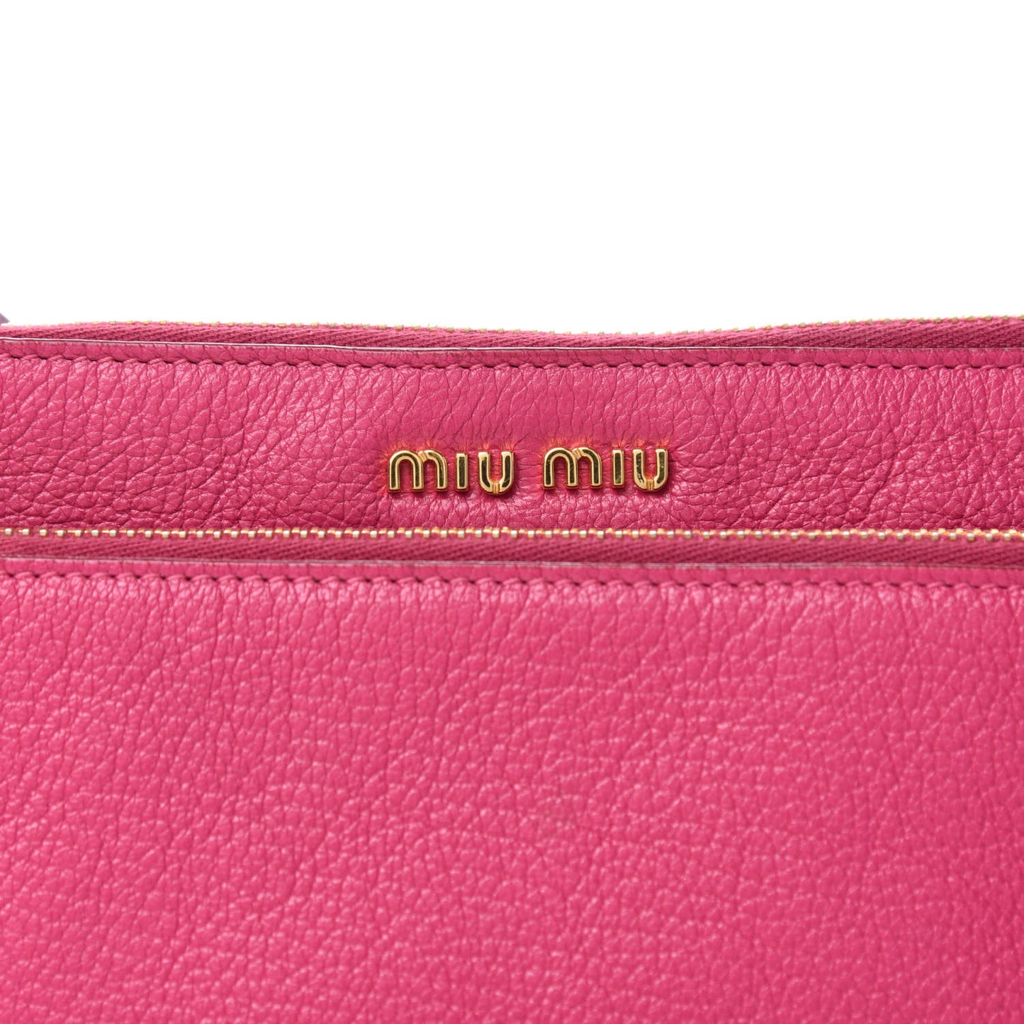 Goatskin Madras Double Zip Crossbody Bag Peonia