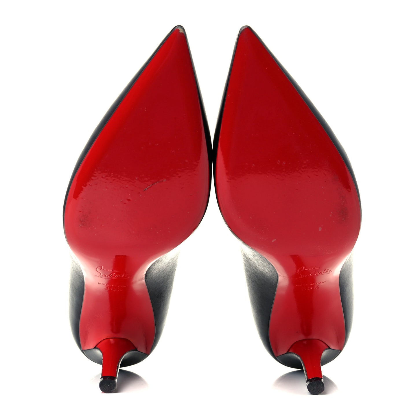 Shiny Nappa Apostrophy 85 Pumps 38.5 Black