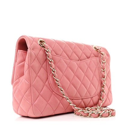 Chanel Lambskin Quilted Valentine Charms Medium Single Flap Pink 3 of 13